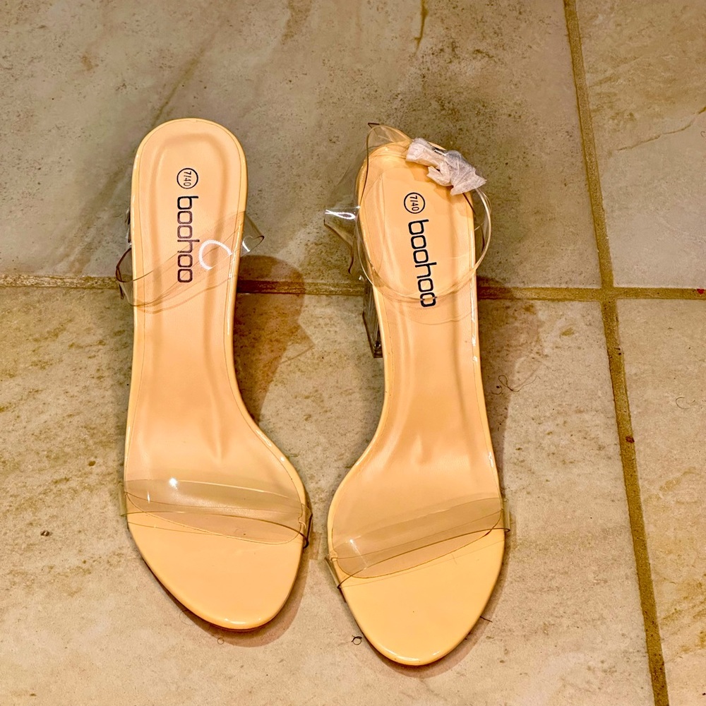 Clear sandals